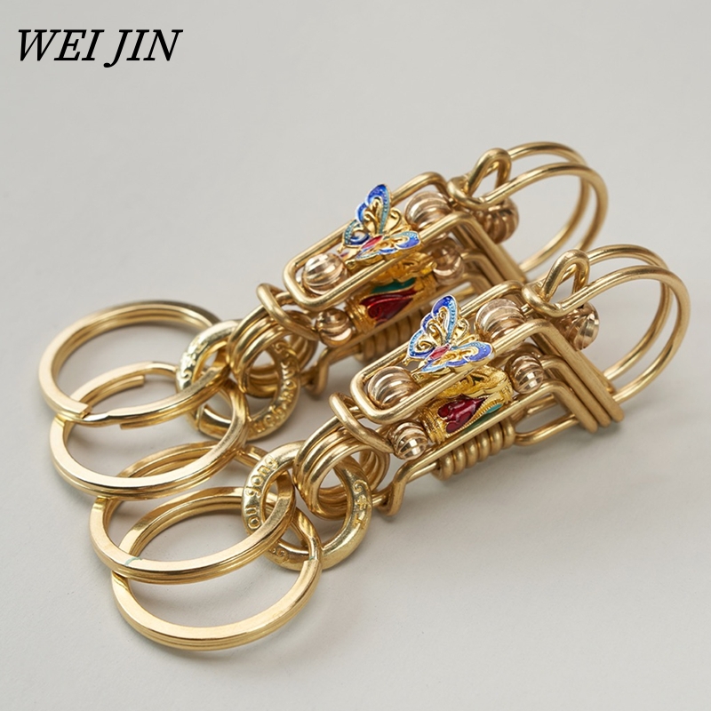 Outdoor Lighting Brass - Handmade Brass Keychains 3 Wire Car