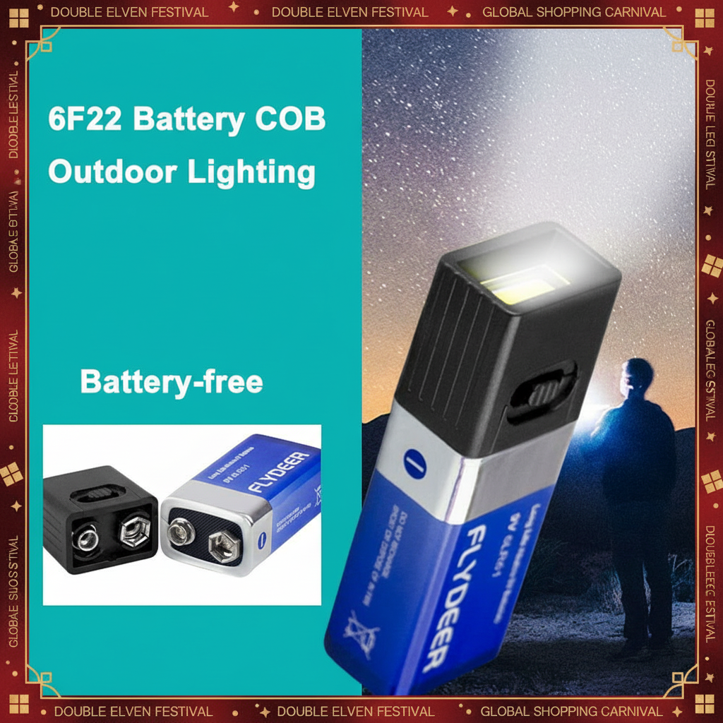 Outdoor Lighting Not Working - 6F22 Battery Powered Mini Portable Light