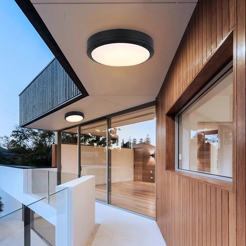 Outdoor Lighting Under Roof - Outdoor Ceiling Light Waterproof and Moisture-Proof