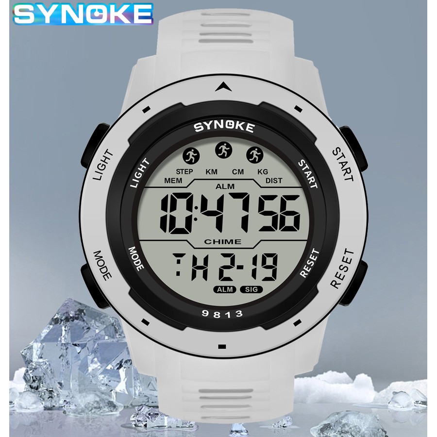 Outdoor Lighting For Steps - Synoke Couple watches Digital Watch Outdoor