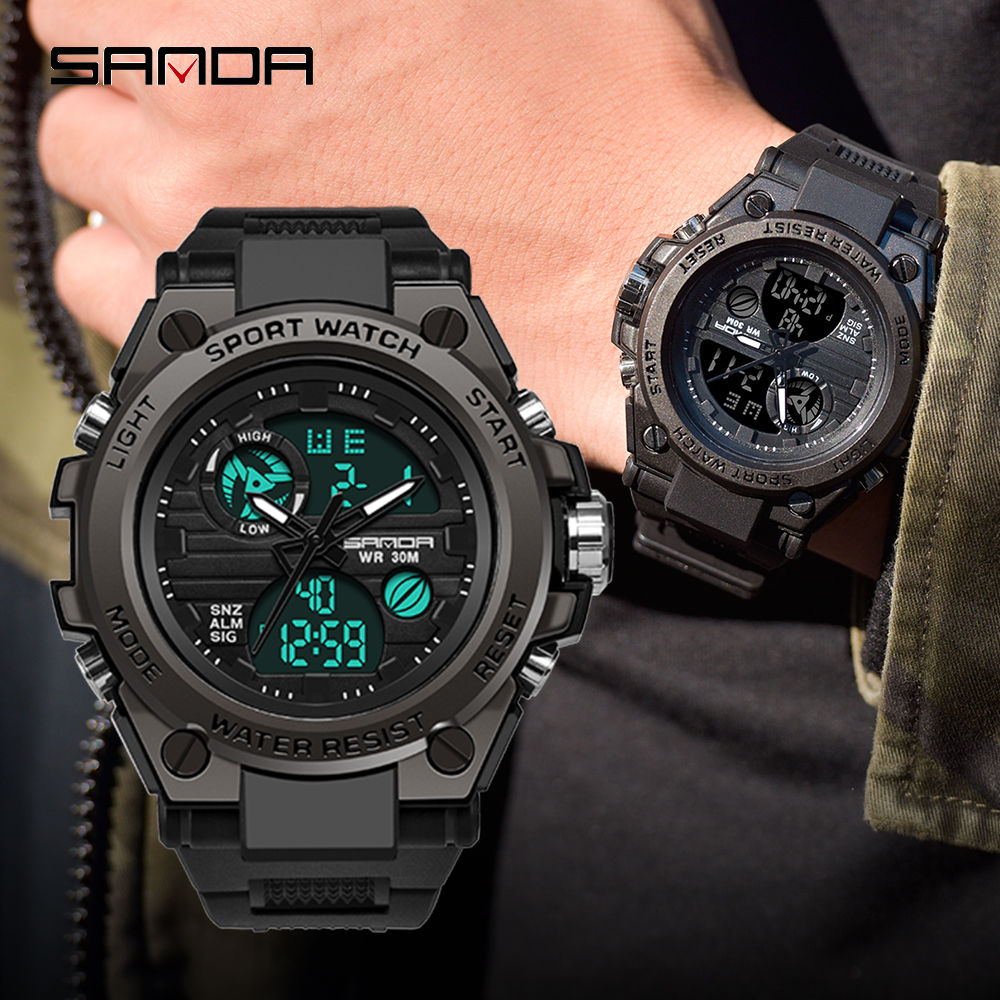 Outdoor Lighting For Steps - SANDA 2026 Men's Luxury Digital Quartz
