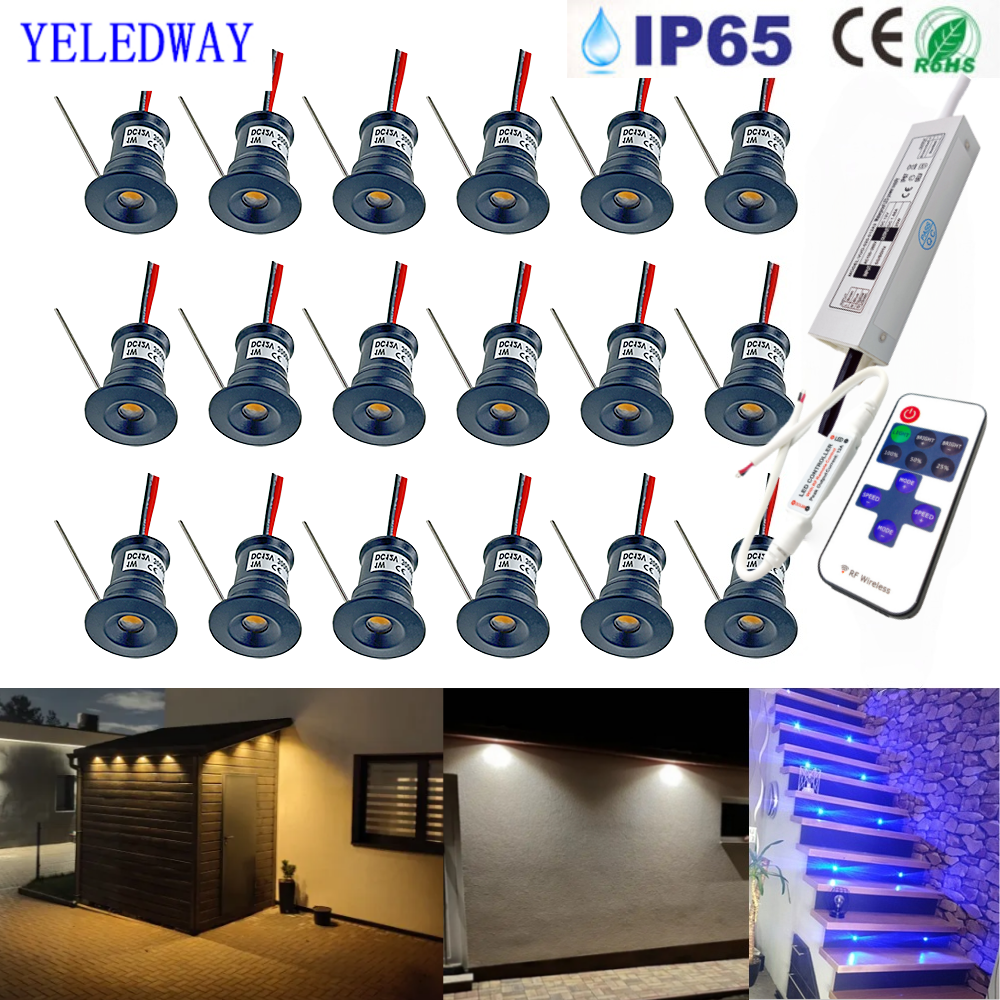 Outdoor Lighting Under Roof - 1W 12V Spotlight Room Decor Mini