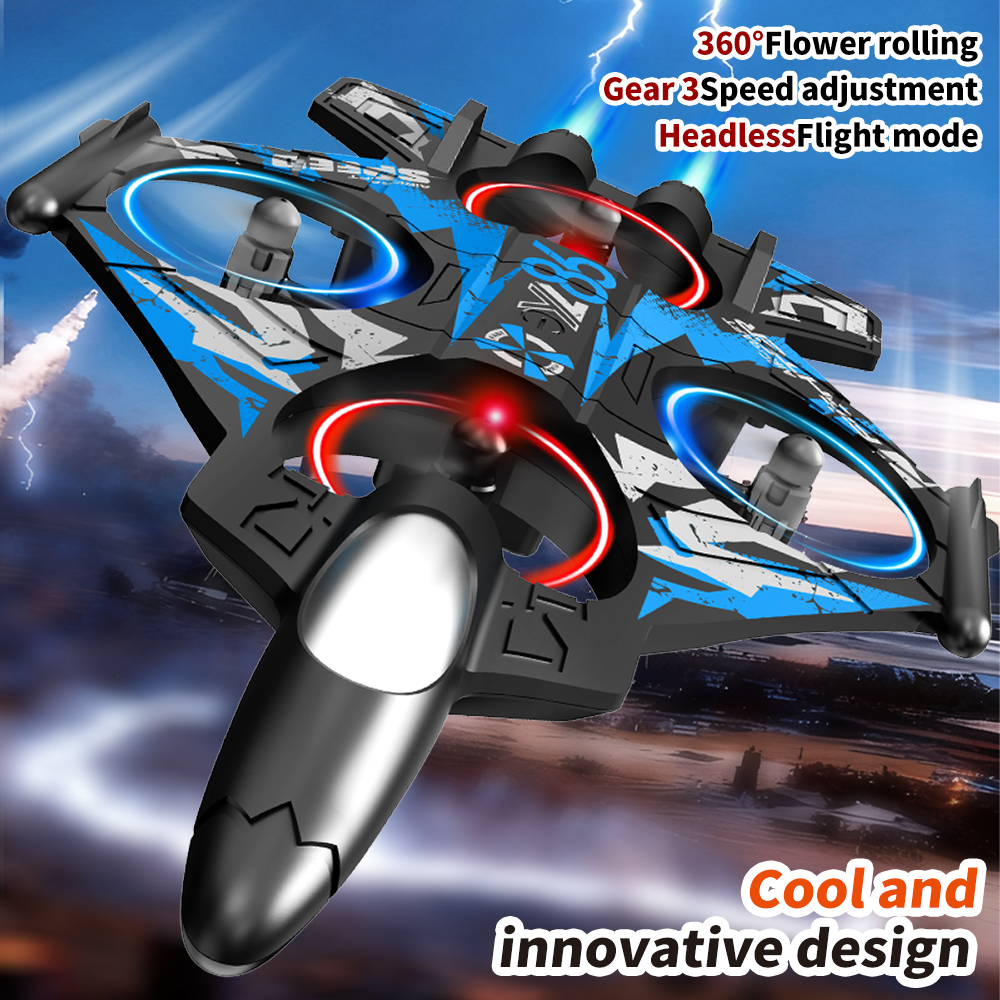 Outdoor Lighting Battery Operated - Fighter Jet Drone With Screen Remote