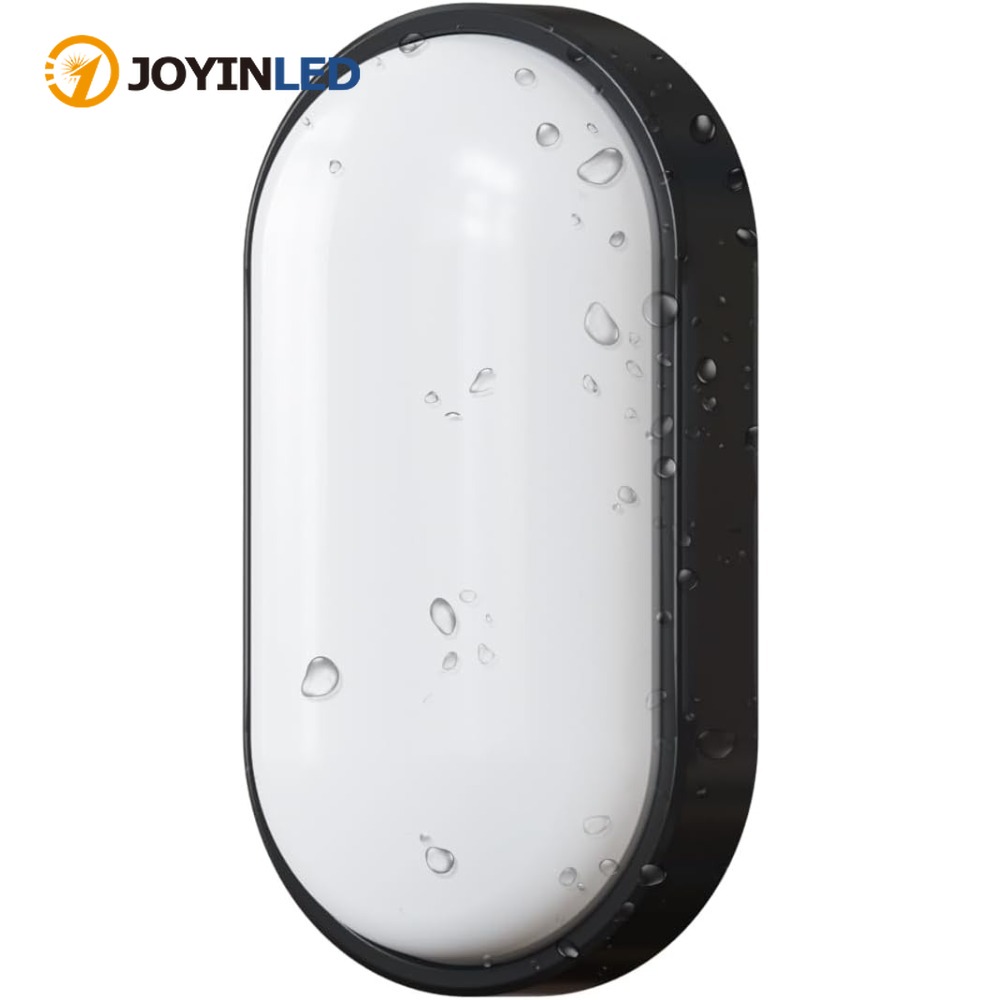 Outdoor Lighting Under Roof - JOYINLED 15W Wall Lamp Oval LED