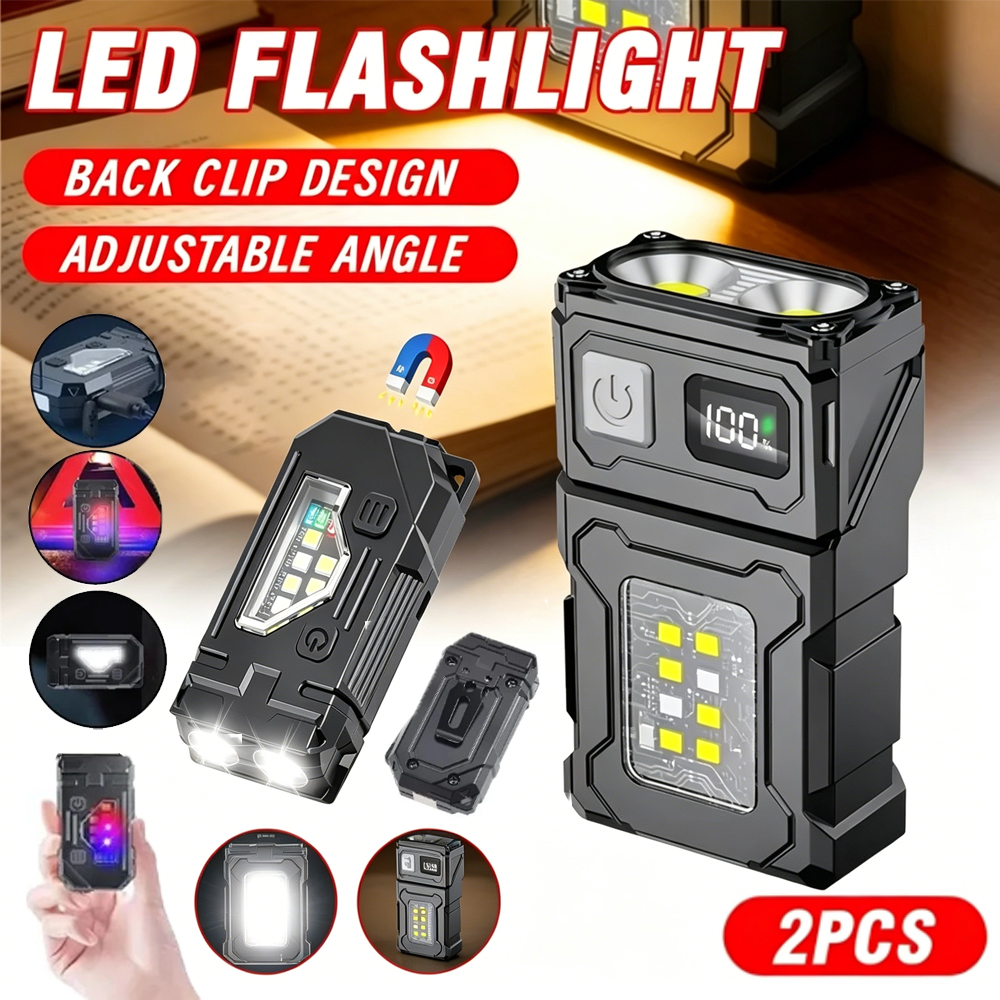Outdoor Lighting Ideas - Mini USB Recharge LED Flashlight Tail