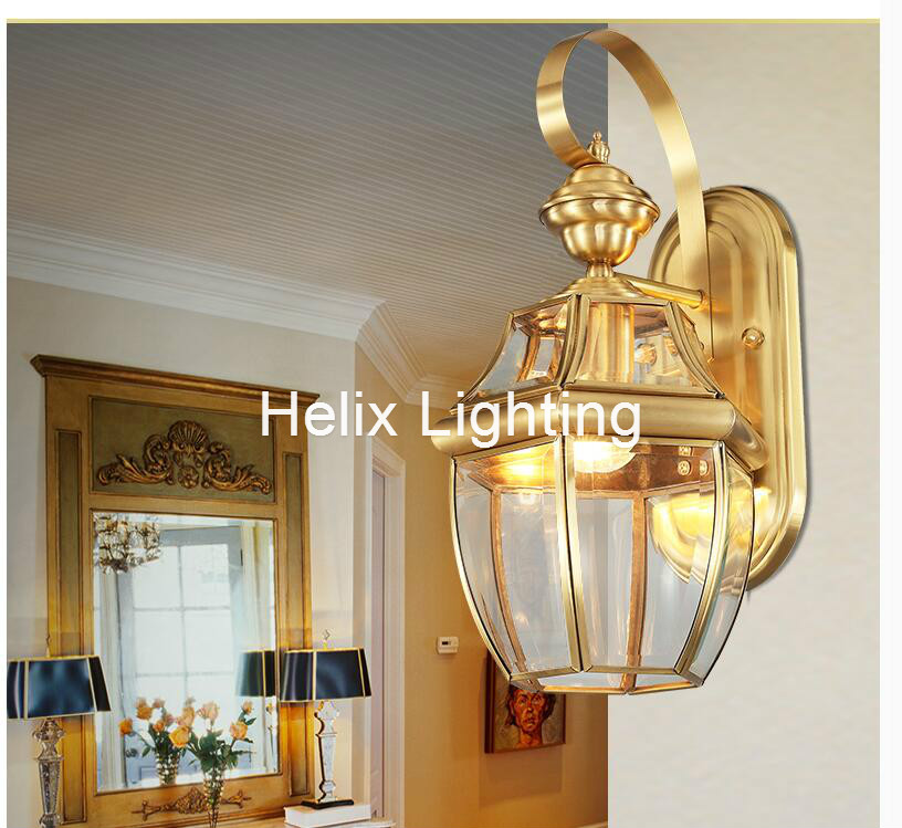 Outdoor Lighting Brass - Miễn phí Vận Chuyển Antique Brass