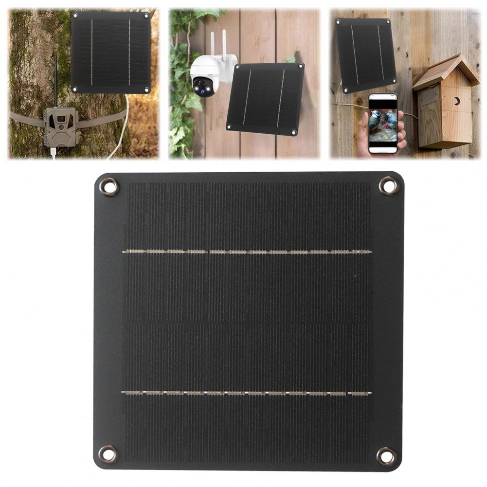 Outdoor Lighting And Camera - Lightweight Solar Panel 4w 12v Silicon