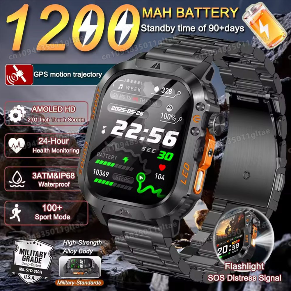 Outdoor Lighting Smart Controller - 2026 New Military Smart Watch Men