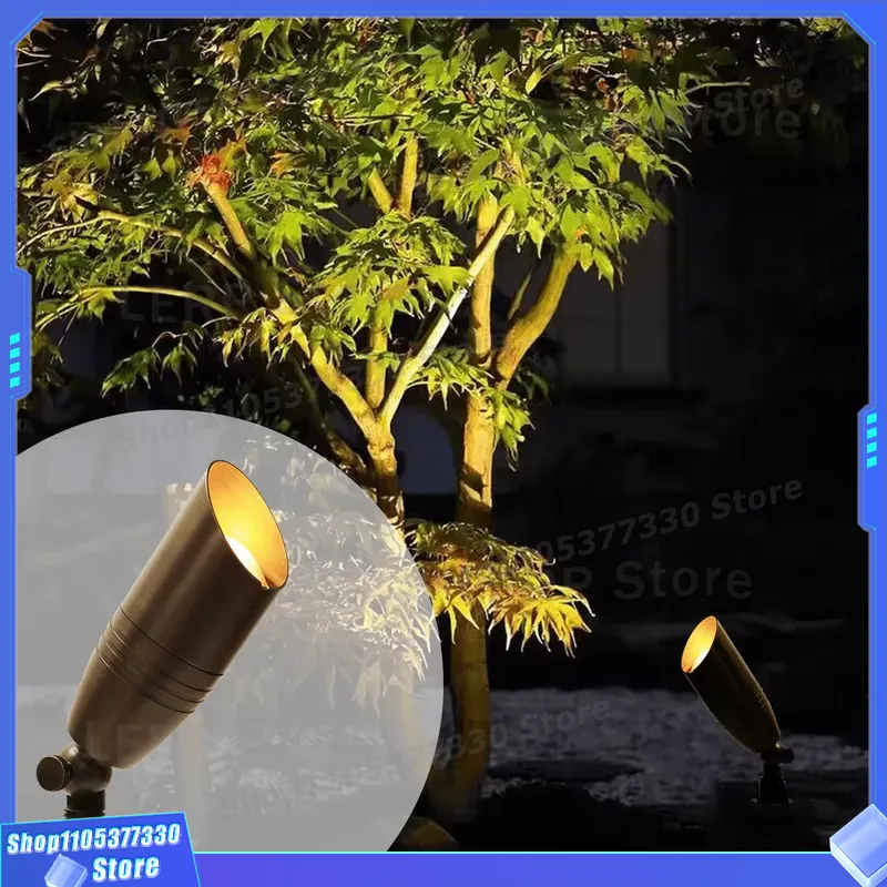 Outdoor Lighting Brass - Low Voltage MR16 LED Spotlight 2700K