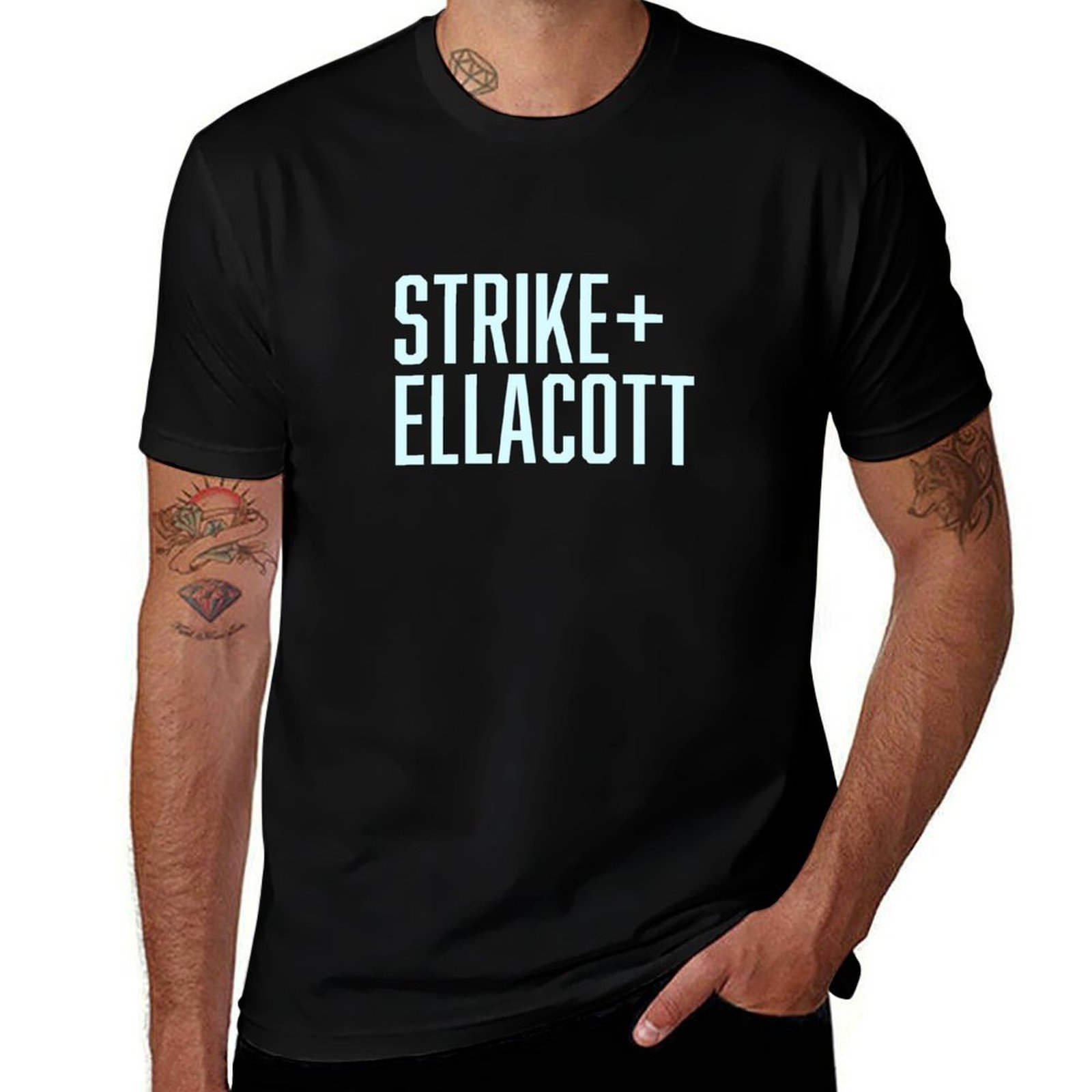 Outdoor Lighting Not Working - Strike Plus Ellacott, Light Blue T-Shirt