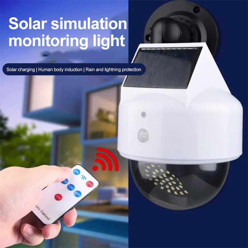 Outdoor Lighting And Camera - Solar Simulation Camera Motion Sensor Virtual