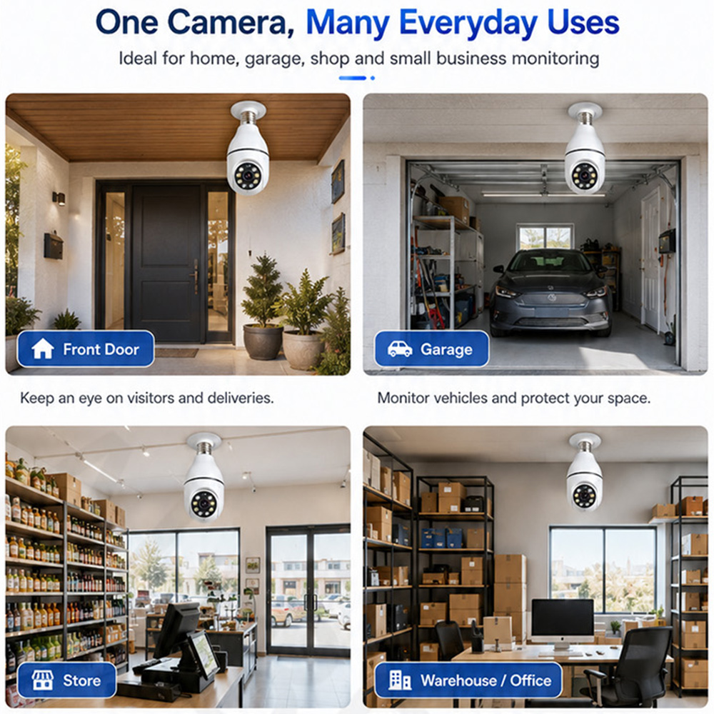 Bulb Camera  Tuya Wireless Lig - đánh giá và giá Outdoor Lighting Under Roof