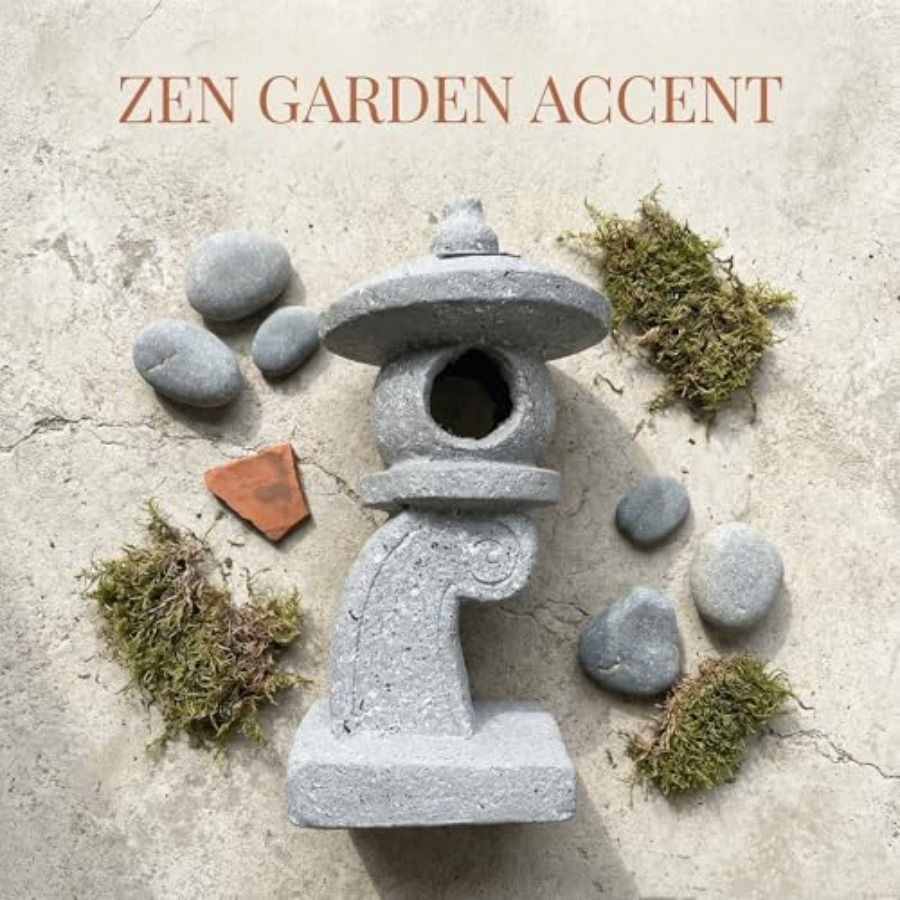 14'' High Asian Solar-Powered  - đánh giá và giá Outdoor Zen Lighting