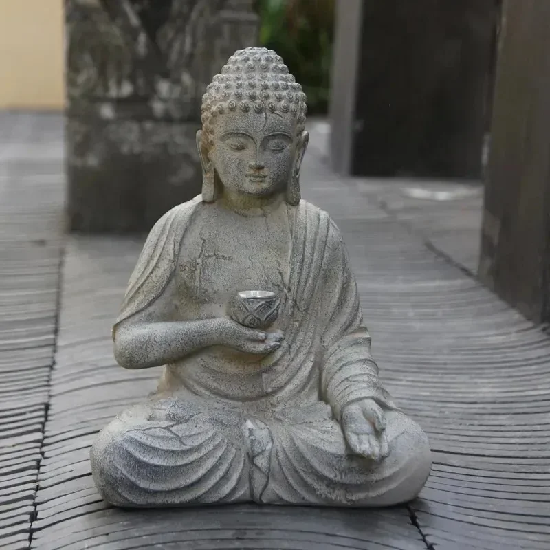 Solar Powered LED Light Resin  - đánh giá và giá Outdoor Zen Lighting