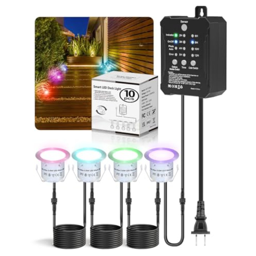 RGB Deck Lights Kit with Low V - đánh giá và giá Outdoor Lighting Kit With Transformer
