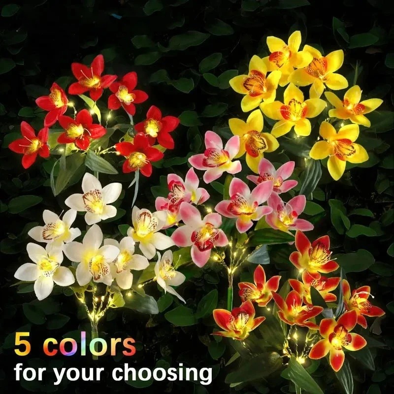 Orchid Ground LED Light Artifi - đánh giá và giá Landscape Spike Light