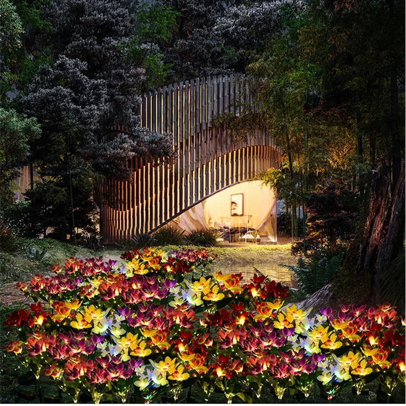 Orchid Ground LED Light Artifi - đánh giá và giá Landscape Spike Light