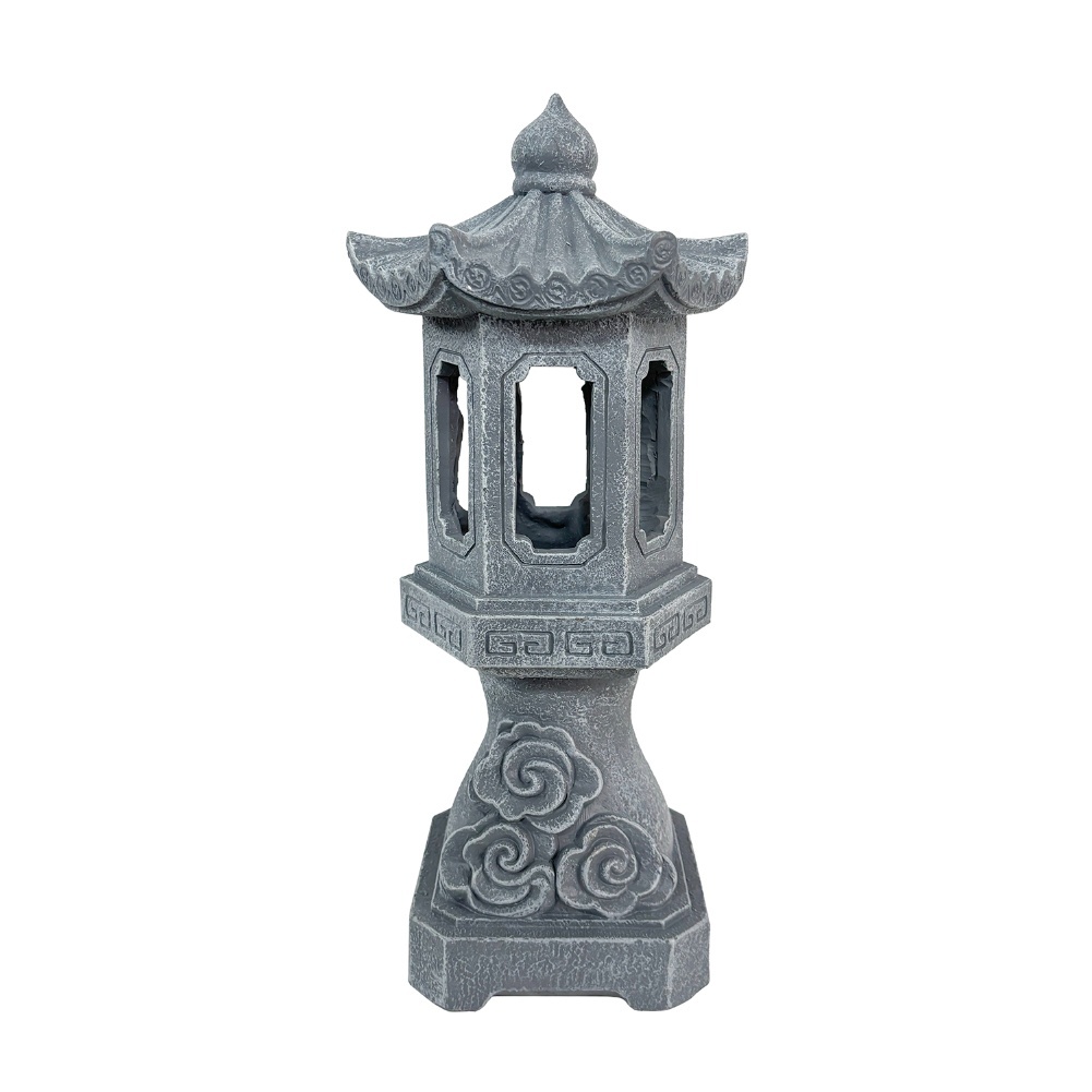 Zen Solar Pagoda Lantern with  - đánh giá và giá Outdoor Zen Lighting