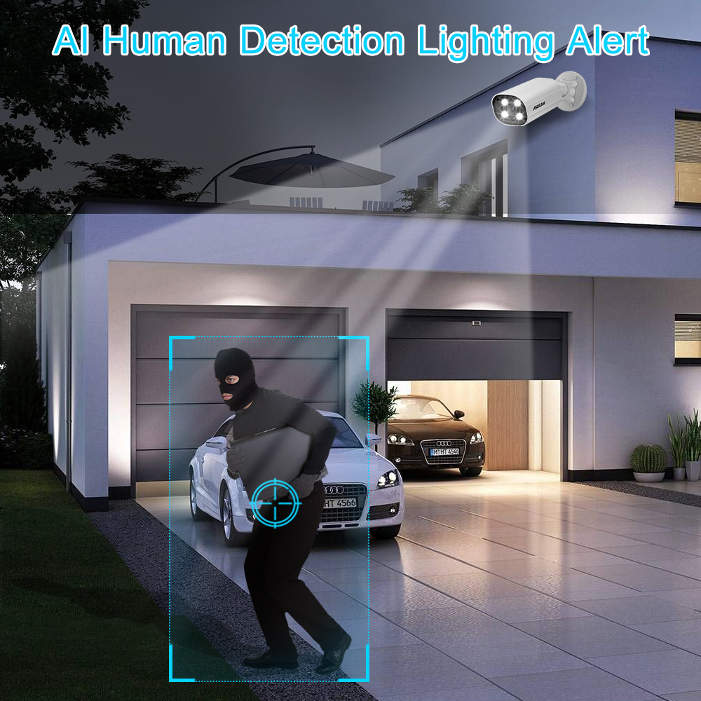 ASECAM 8MP POE IP Camera 4K 15 - đánh giá và giá Outdoor Lighting Under Roof