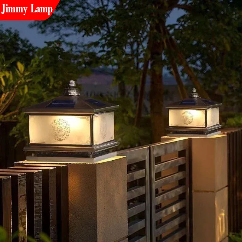 Outdoor Solar Wall Lamp Retro  - đánh giá và giá Outdoor Lighting Brass