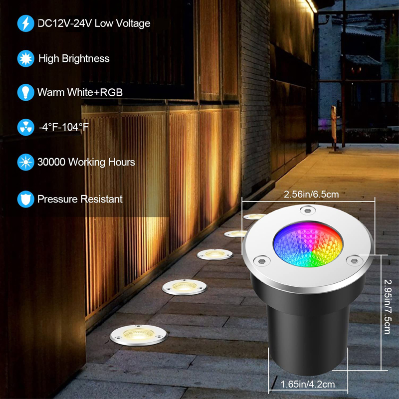 RGBW Low Voltage Landscape Lig - đánh giá và giá Landscape Spike Light