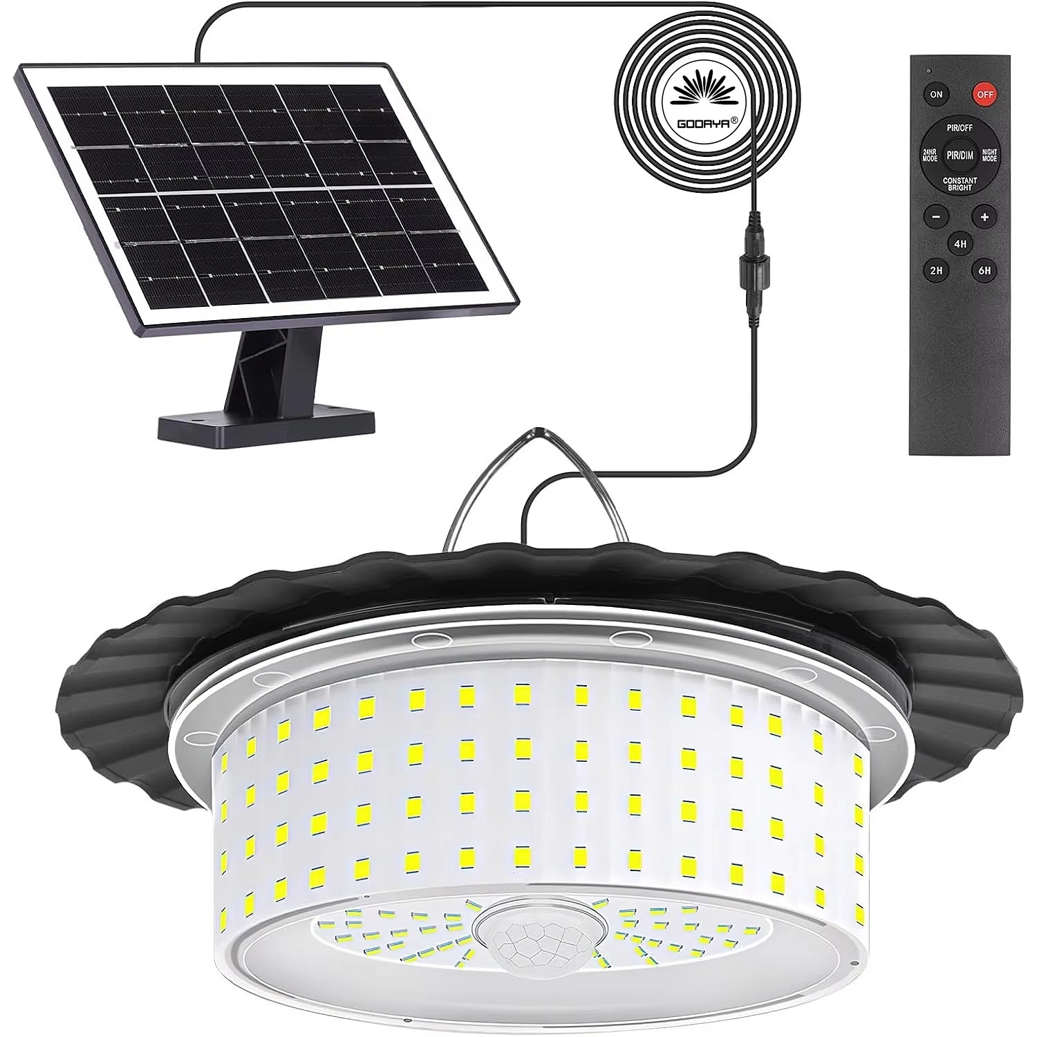 224-LED Solar Pendant Light wi - đánh giá và giá Outdoor Lighting Pendant
