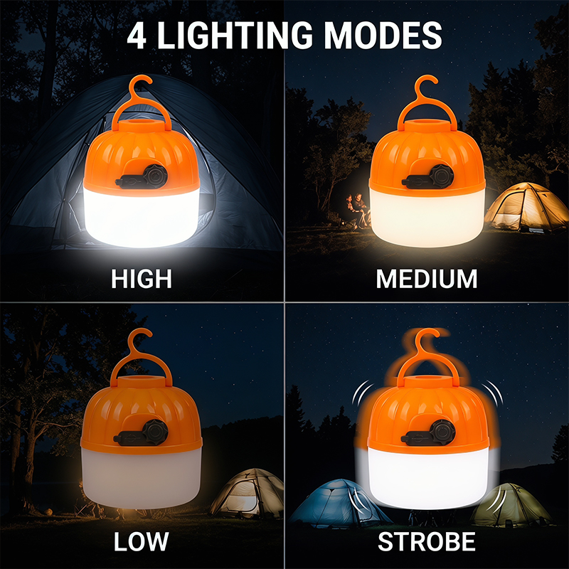Mini Portable LED Pumpkin Bulb - đánh giá và giá Outdoor Lighting Setup