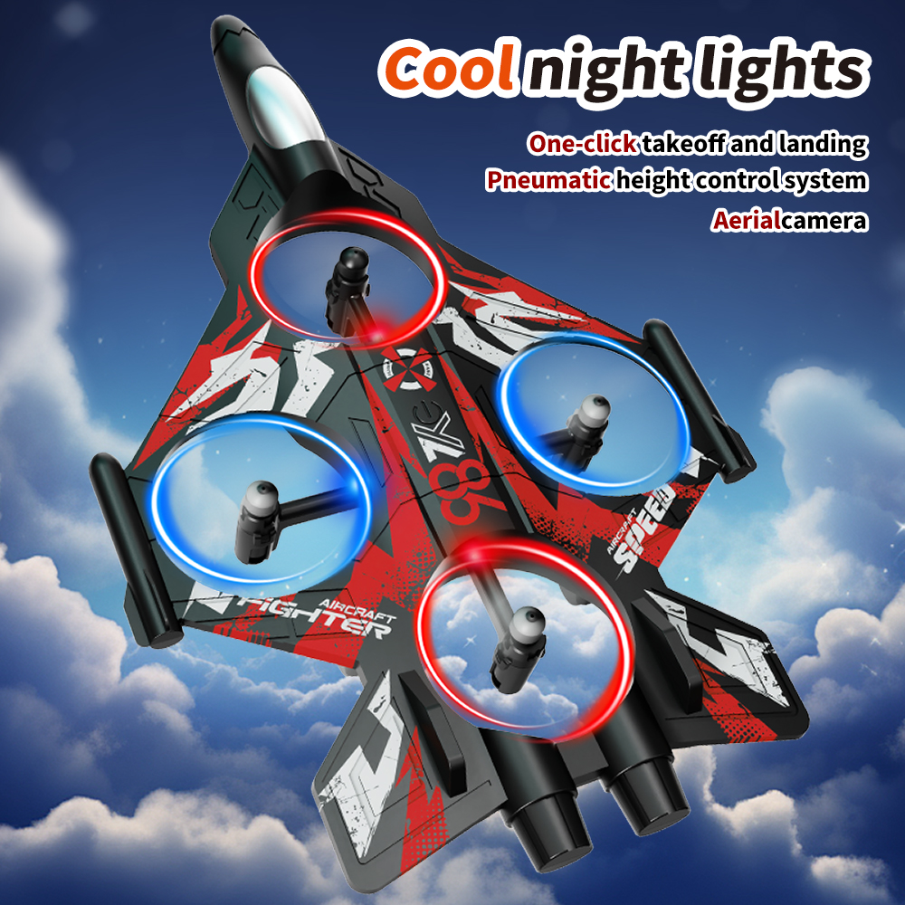 Fighter Jet Drone With Screen  - đánh giá và giá Outdoor Lighting Battery Operated
