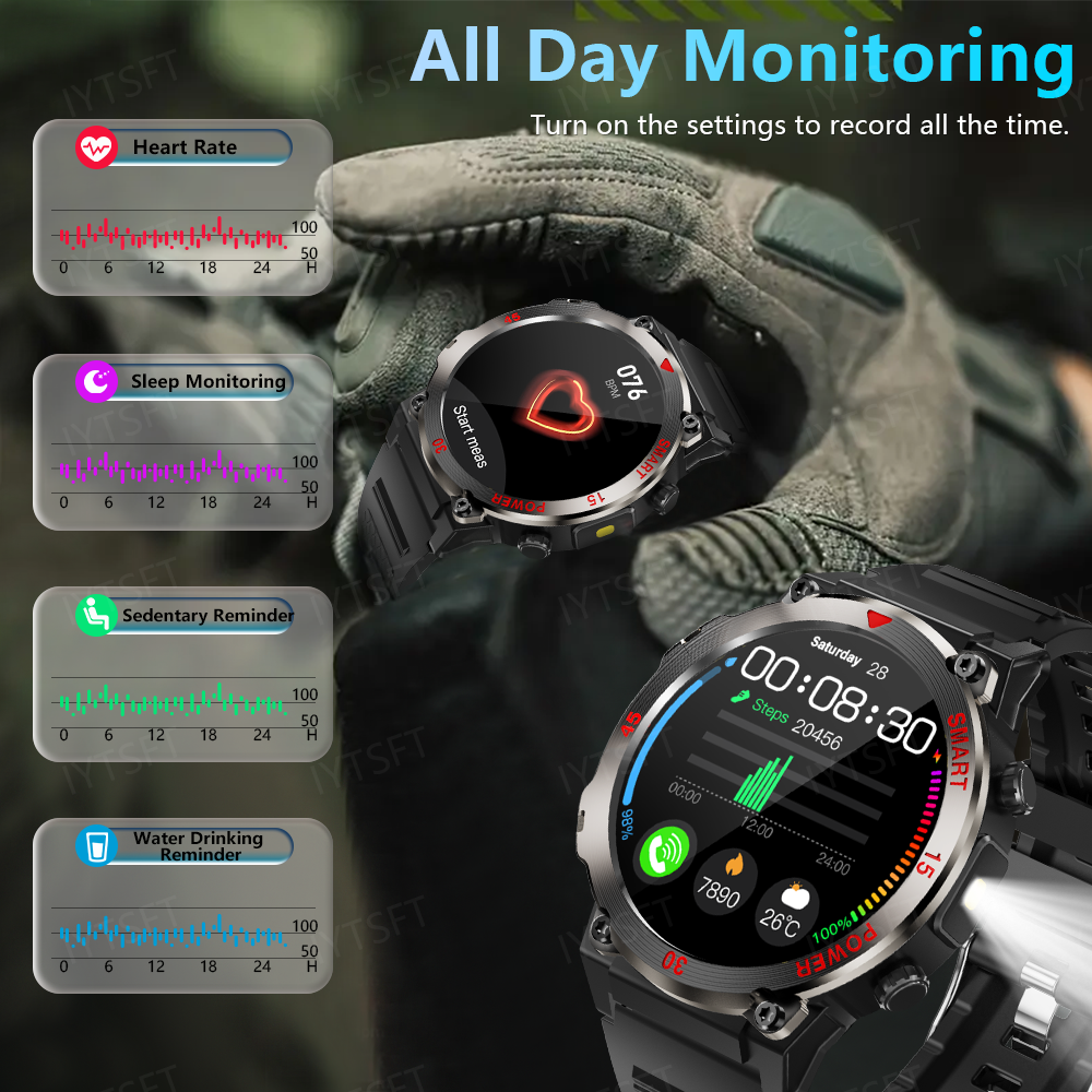 LAXASFIT New Smart Watch Men's - đánh giá và giá Outdoor Lighting Smart Controller
