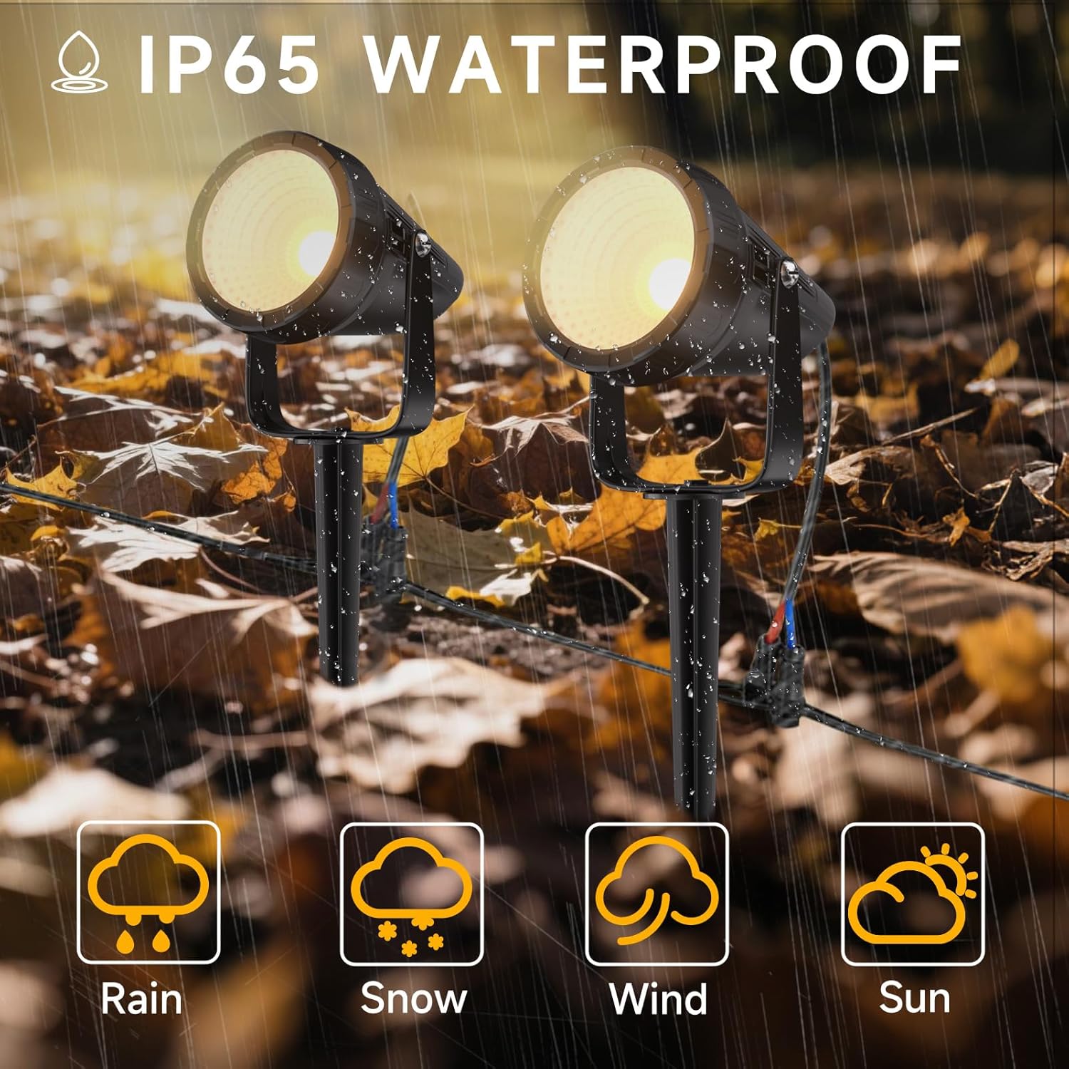 12-Pack Waterproof Outdoor Spo - đánh giá và giá Outdoor Lighting Kit With Transformer