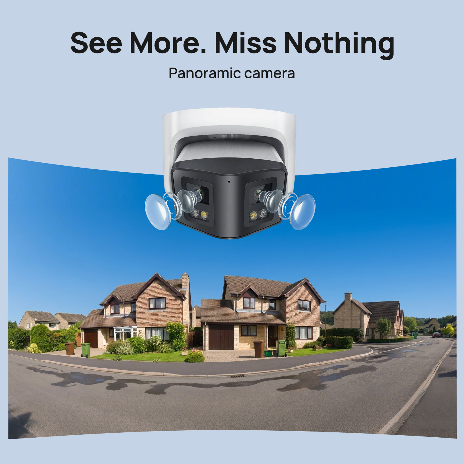 Vikylin 4MP Panoramic Smart Du - đánh giá và giá Outdoor Lighting Under Roof
