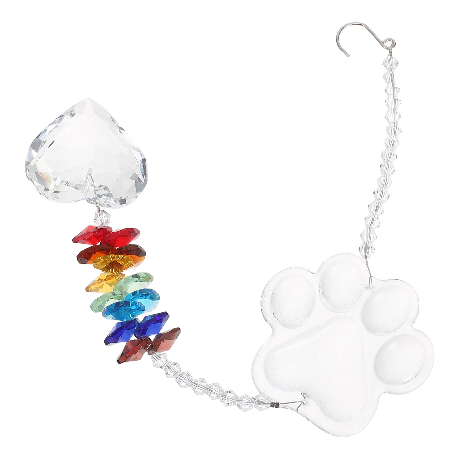 Heart Shaped Crystal Sun Catch - đánh giá và giá Outdoor Lighting Pendant