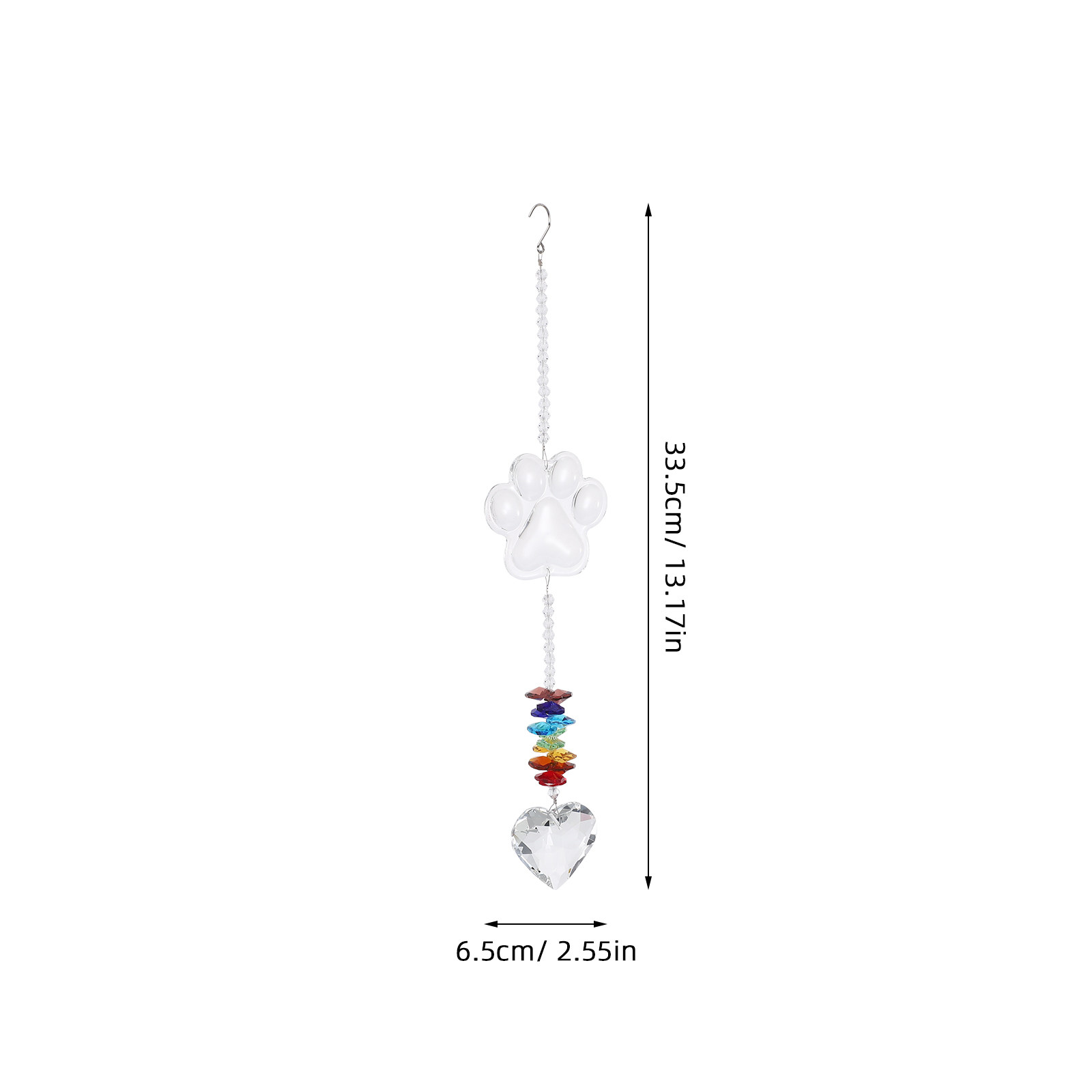 Heart Shaped Crystal Sun Catch - đánh giá và giá Outdoor Lighting Pendant
