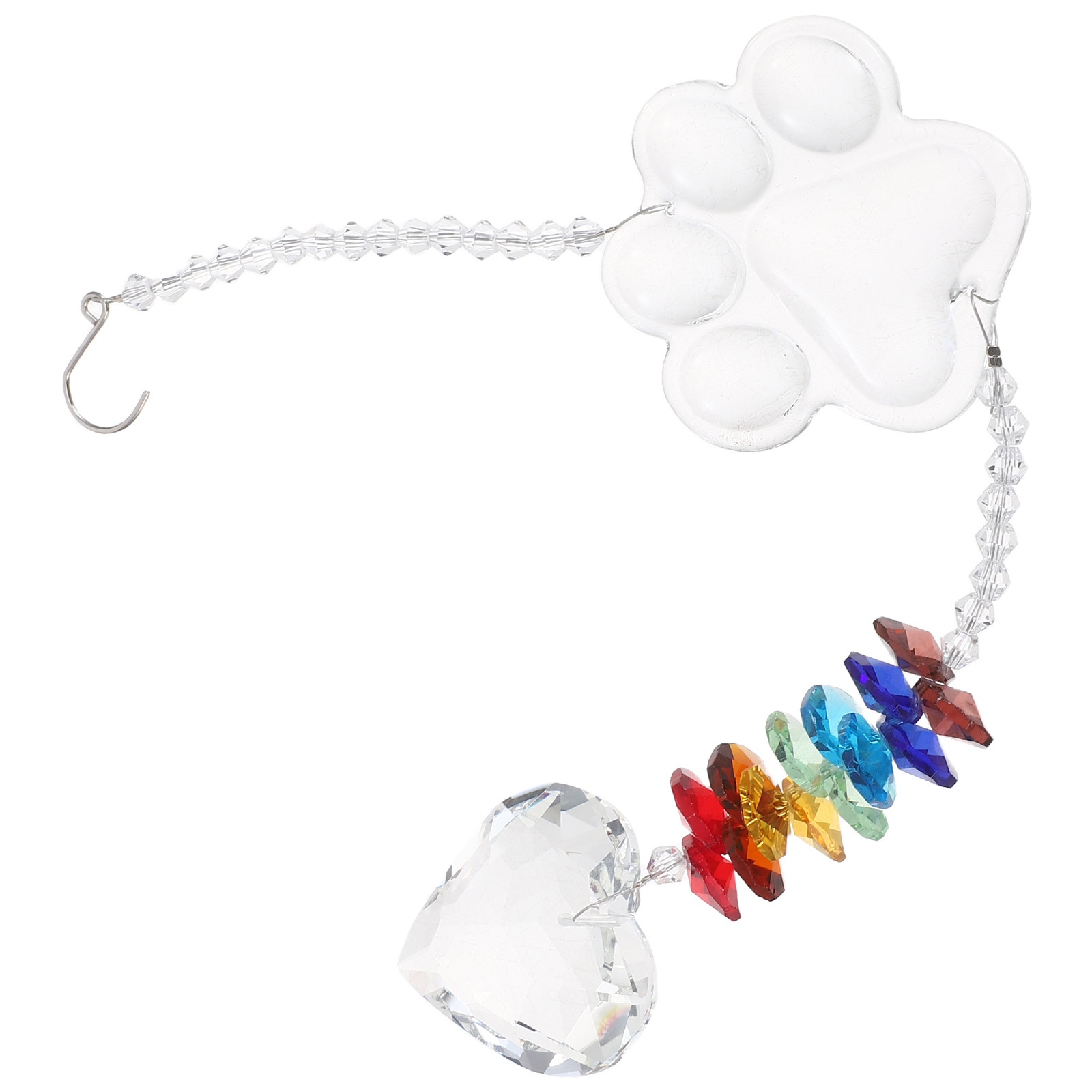 Heart Shaped Crystal Sun Catch - đánh giá và giá Outdoor Lighting Pendant
