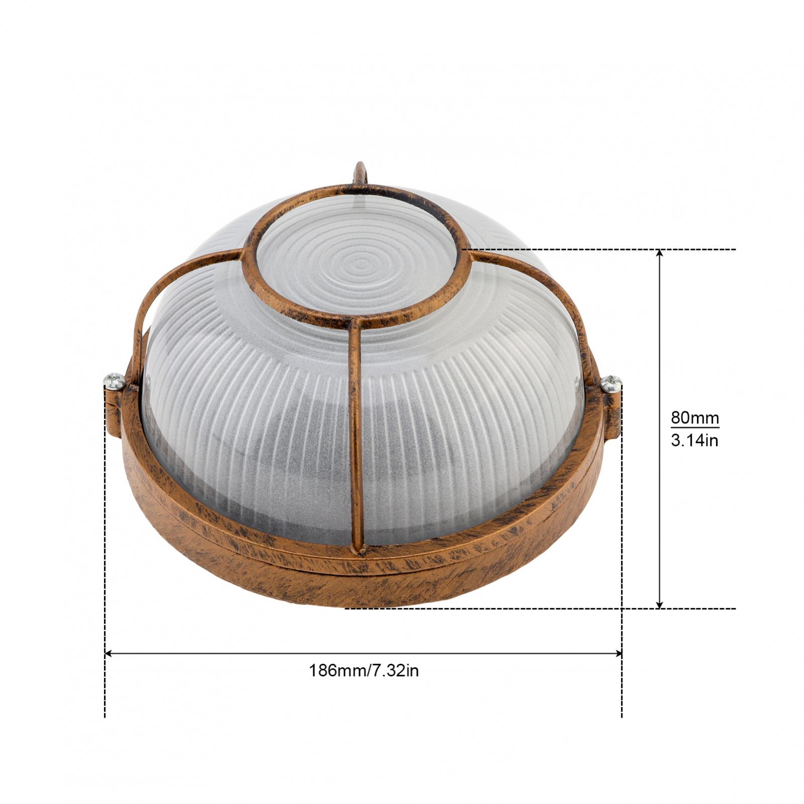 Round Nautical Bulkhead Light  - đánh giá và giá Outdoor Lighting Under Roof