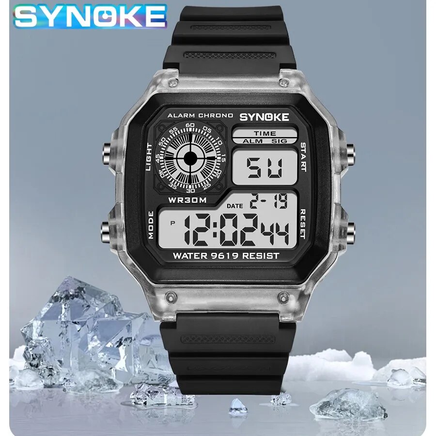 SYNOKE Digital Watches Men Spo - đánh giá và giá Outdoor Lighting For Steps