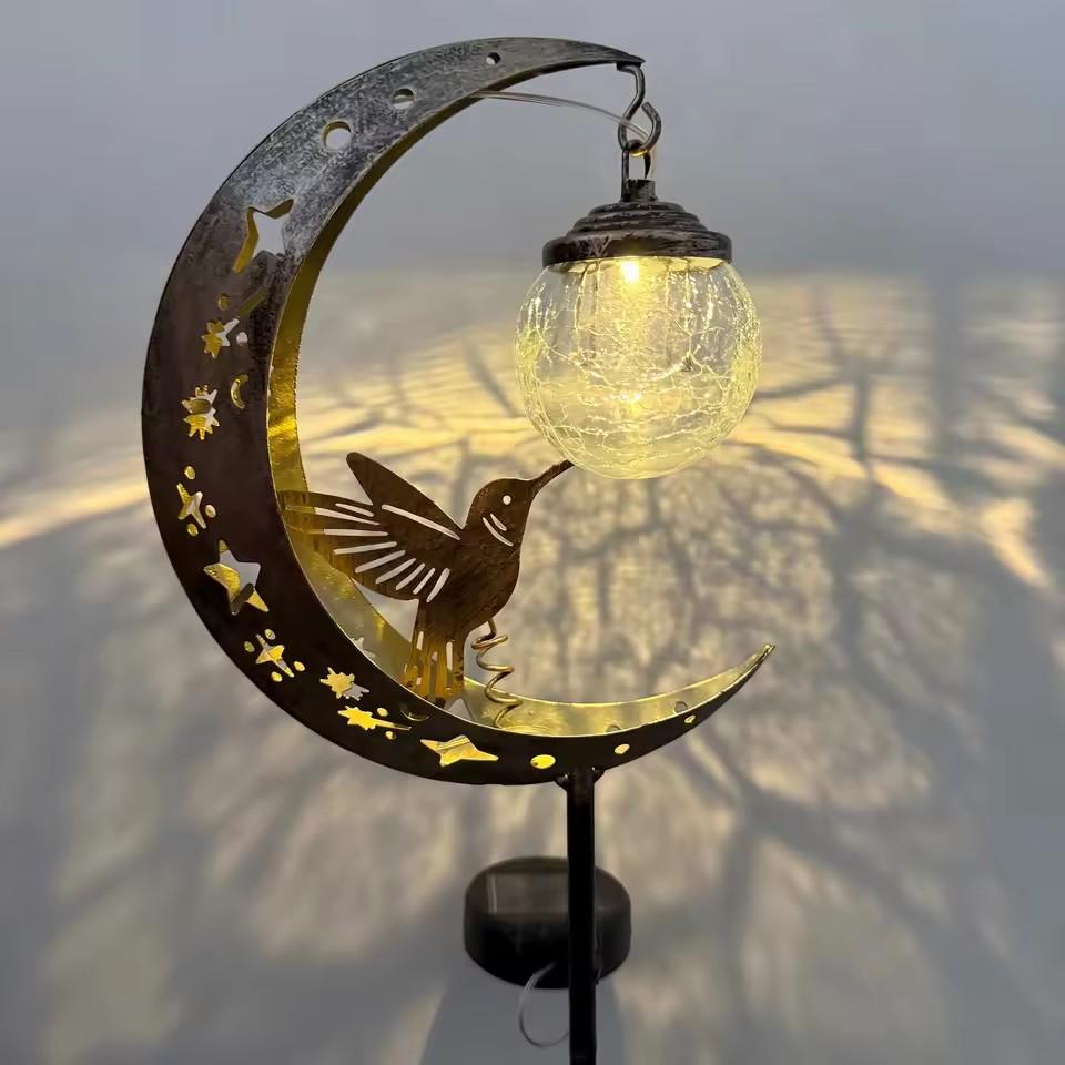 Solar Hummingbird Garden Light - đánh giá và giá Landscape Spike Light