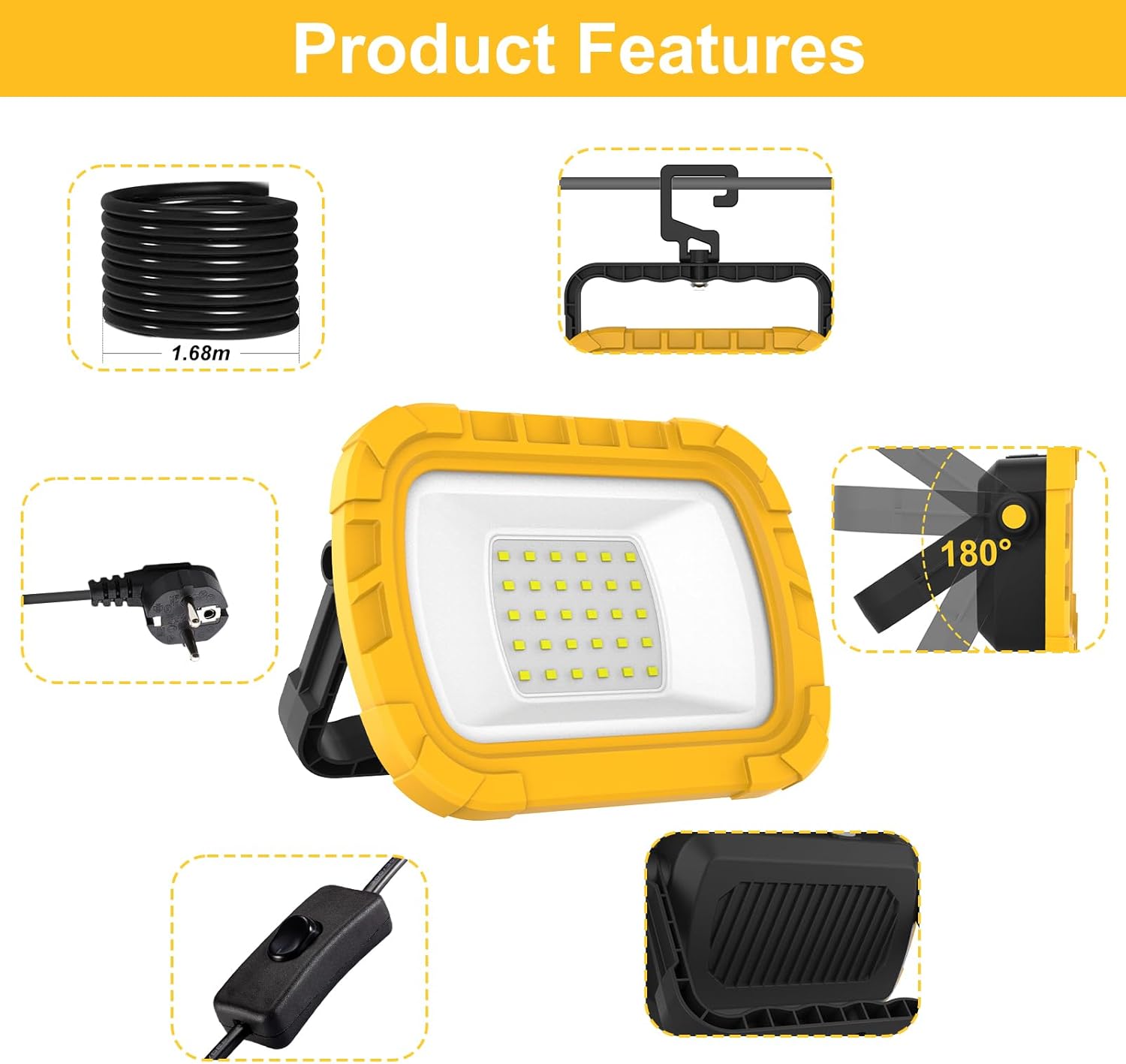 Portable 30LEDs Spotlight Outd - đánh giá và giá Outdoor Lighting Not Working
