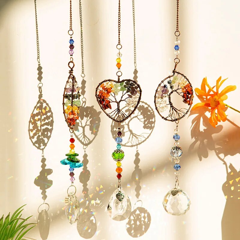 1pc Colorful Original Stone Tr - đánh giá và giá Outdoor Lighting Pendant