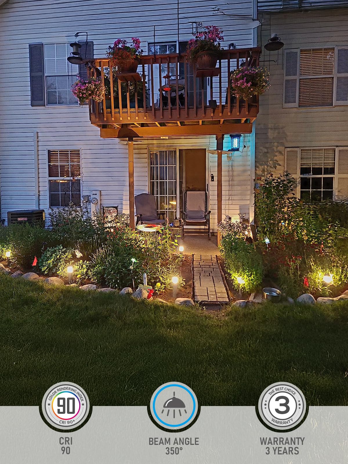 8 Chiếc Bóng Đèn LED Ngoài Trờ - đánh giá và giá Landscape Spike Light