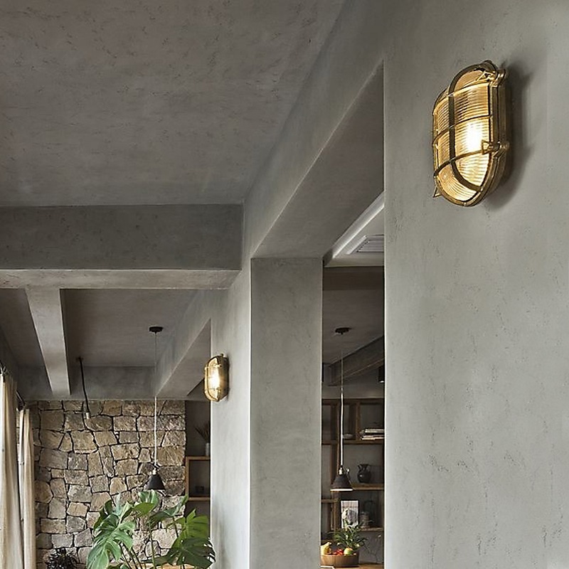 Minimalist Brass Glass Wall La - đánh giá và giá Outdoor Lighting Brass