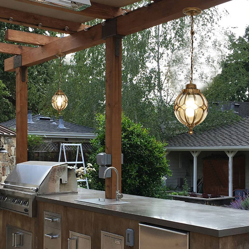 American Waterproof Chandelier - đánh giá và giá Outdoor Lighting Under Roof