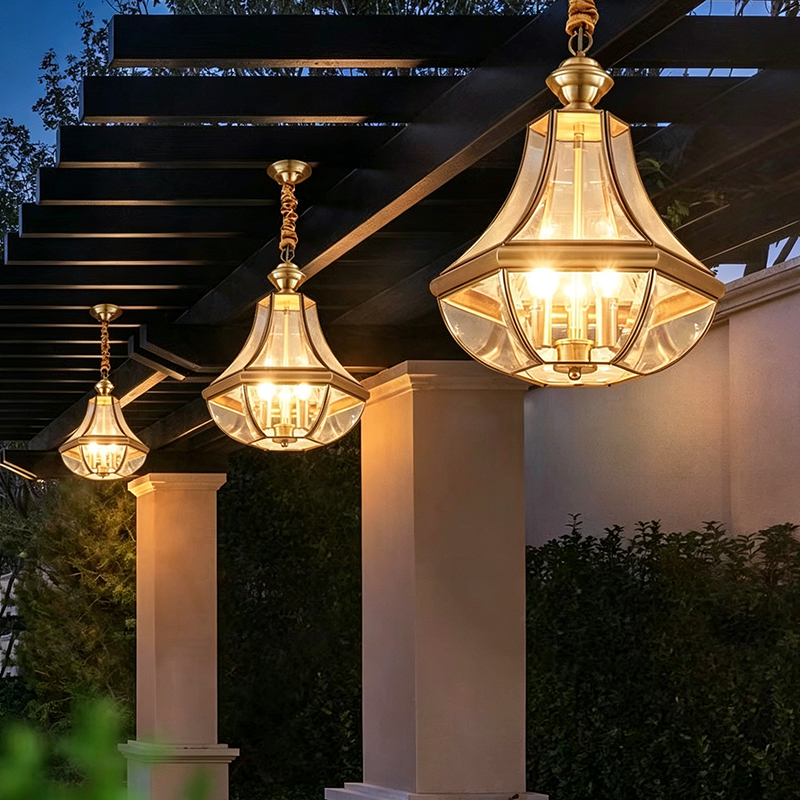 DUOMEIJU Brass Glass Outdoor P - đánh giá và giá Outdoor Lighting Brass