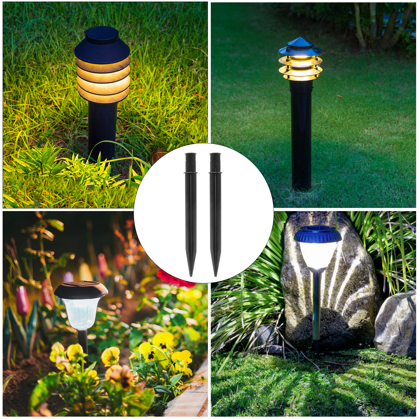 8Pcs Landscape Spike Light Hol - đánh giá và giá Landscape Spike Light