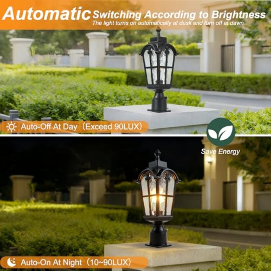 Sensor Outdoor Post Lights Wat - đánh giá và giá Outdoor Lighting Fixtures