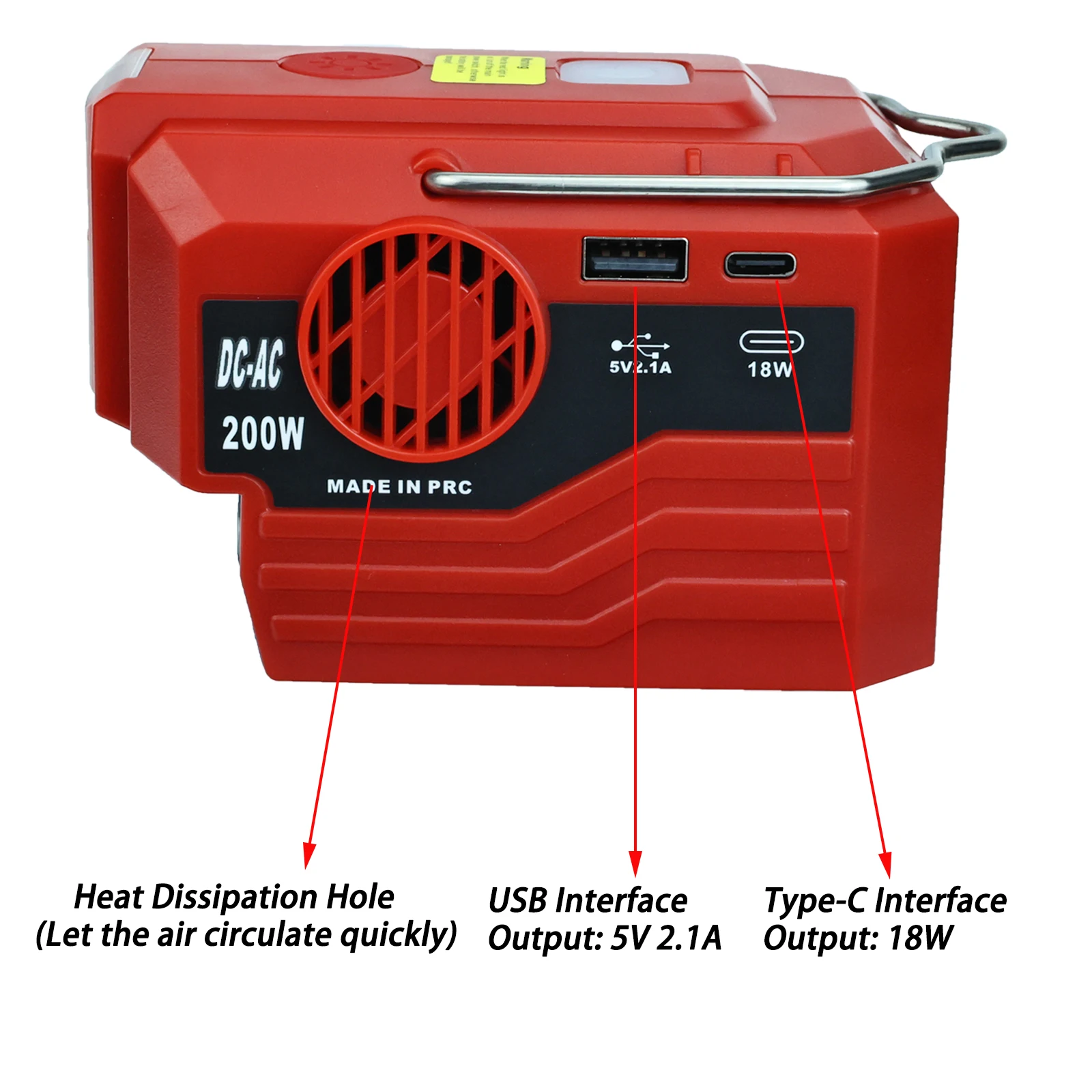 200W Portable Power Inverter 1 - đánh giá và giá Outdoor Lighting Battery Operated