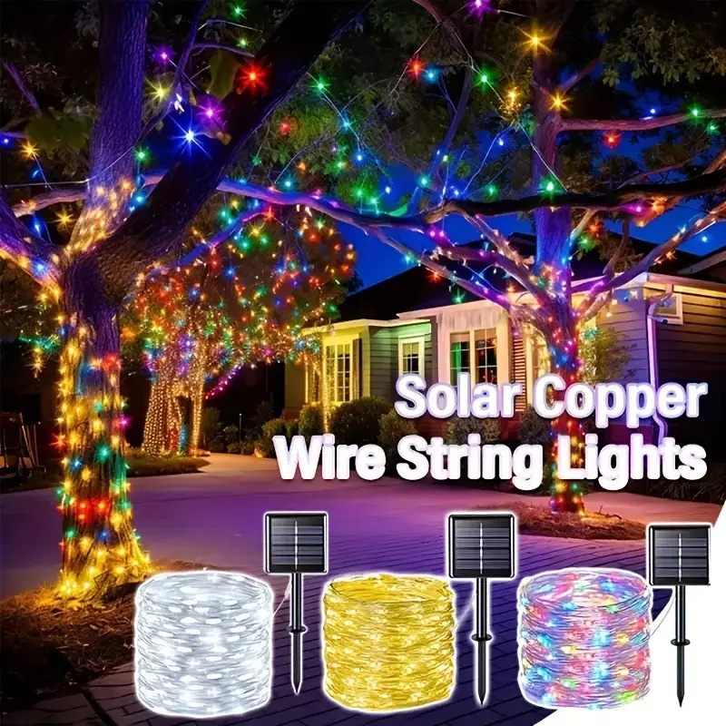 Solar Fairy LED Copper Wire Li - đánh giá và giá Landscape Spike Light