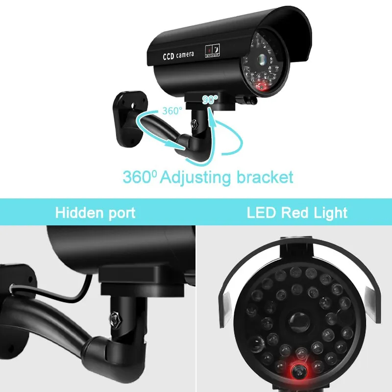 1PC Dummy Security Camera Watr - đánh giá và giá Outdoor Lighting And Camera