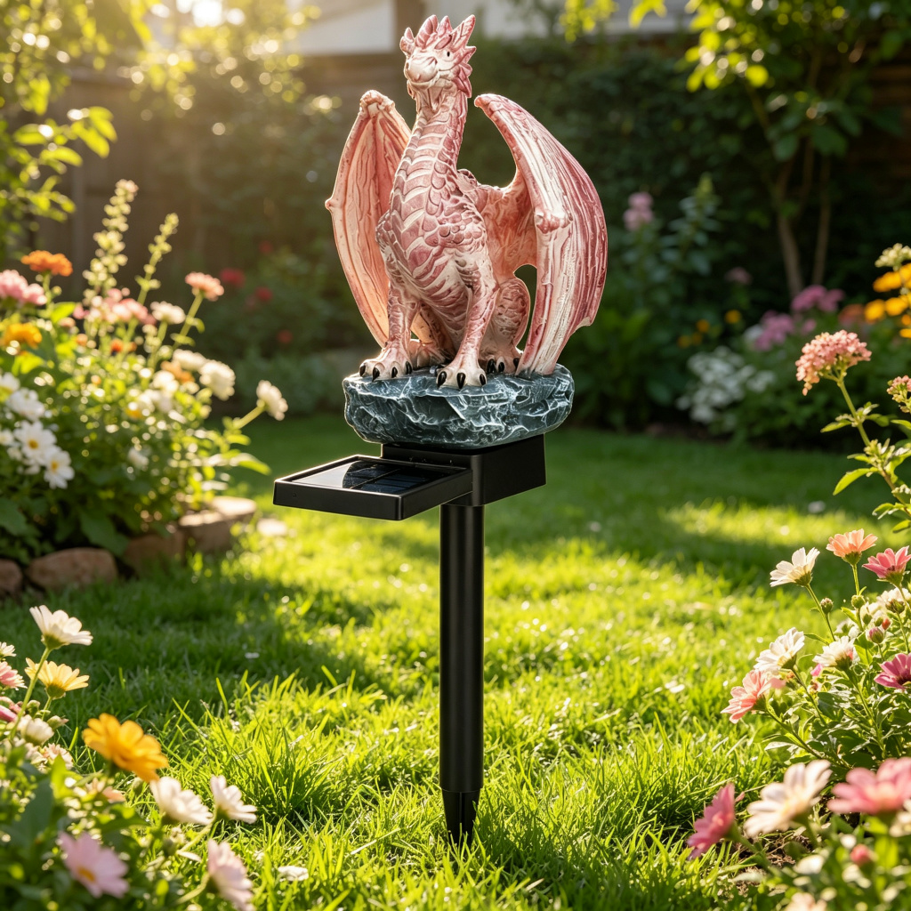 Solar Powered Dragon Garden St - đánh giá và giá Landscape Spike Light