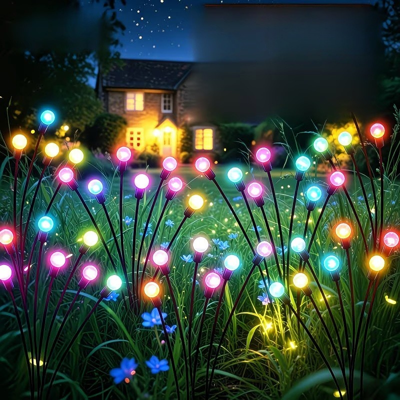 10/6 LED Solar Garden Firefly  - đánh giá và giá Landscape Spike Light